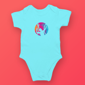 Geometric Tennis Serve Baby Romper