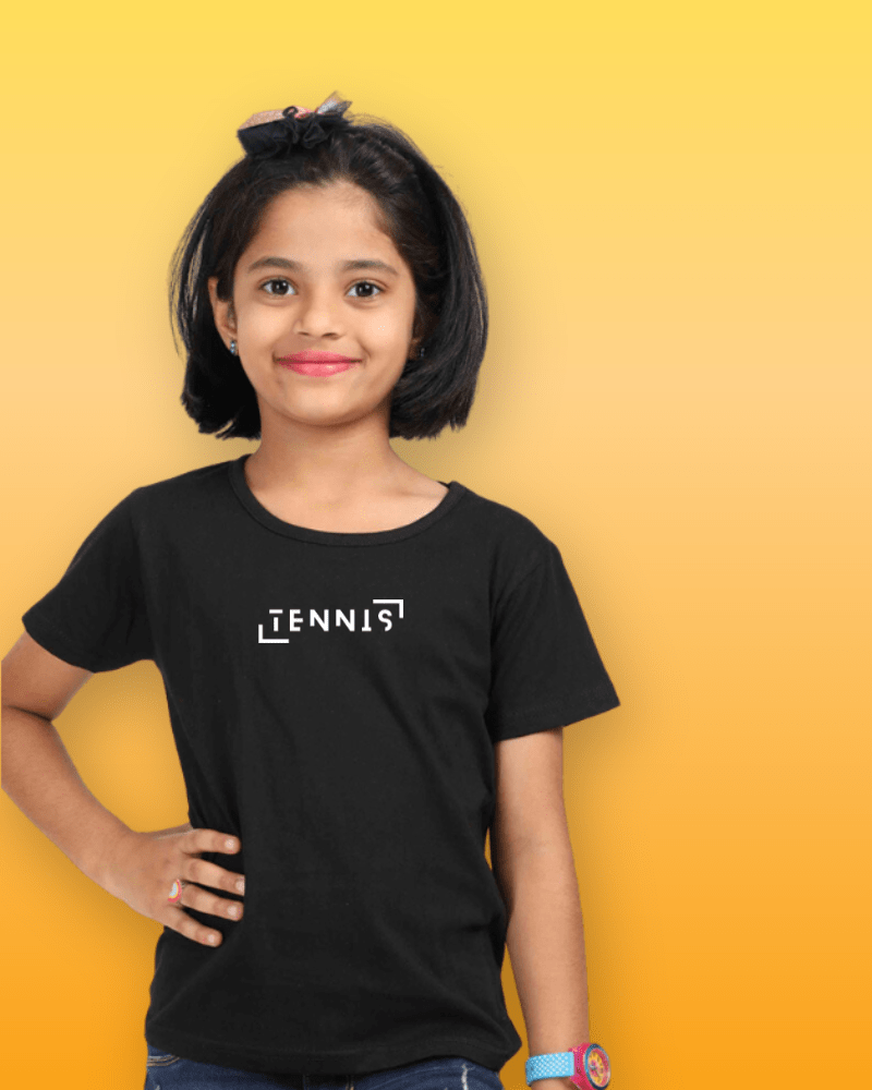 Girls Minimal Tennis Dark - Image 2