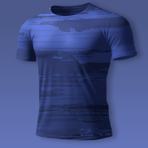 Velocity Baseline Blue Performance Tshirt